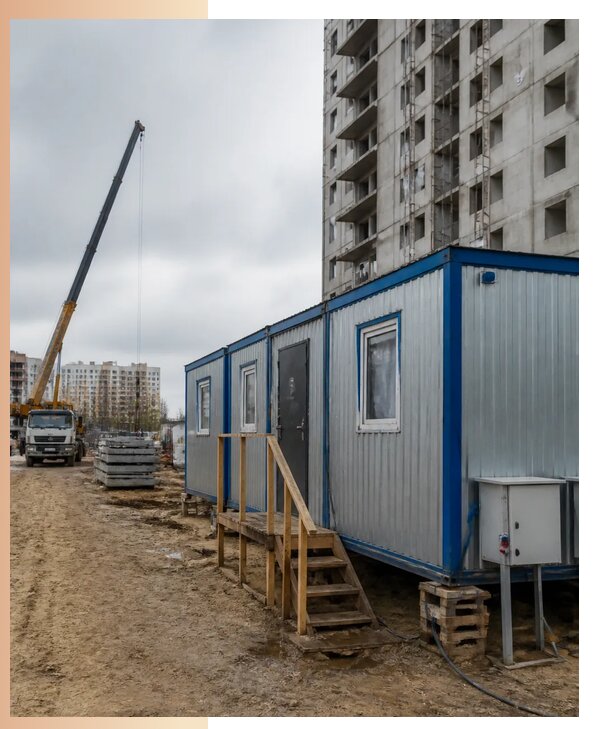 Аренда строительных вагончиков для рабочих в Кушве